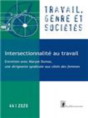 Travail Genre Et Societes杂志