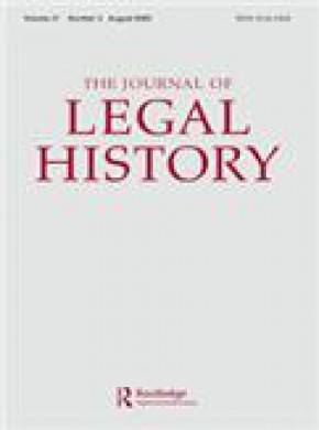 Journal Of Legal History杂志