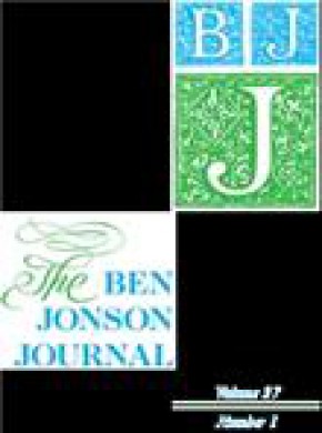 Ben Jonson Journal杂志