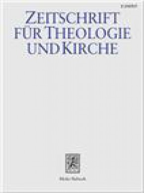 Zeitschrift Fur Theologie Und Kirche杂志