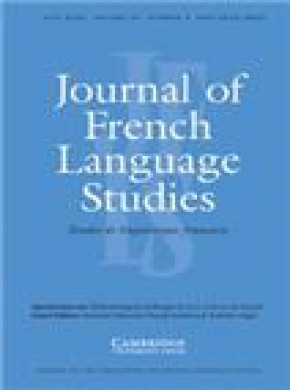 Journal Of French Language Studies杂志