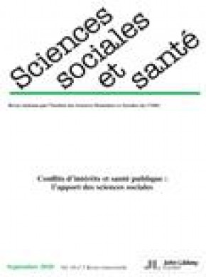 Sciences Sociales Et Sante杂志