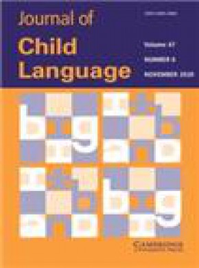 Journal Of Child Language杂志