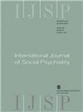 International Journal Of Social Psychiatry