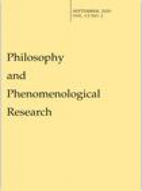 Philosophy And Phenomenological Research杂志