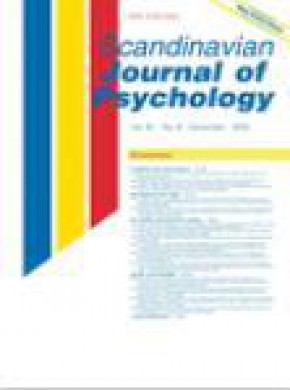 Scandinavian Journal Of Psychology杂志