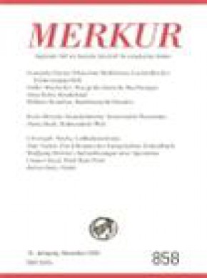 Merkur-deutsche Zeitschrift Fur Europaisches Denken杂志