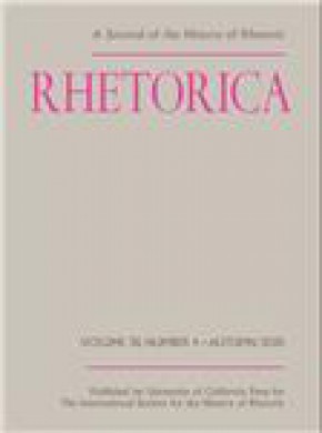 Rhetorica-a Journal Of The History Of Rhetoric杂志