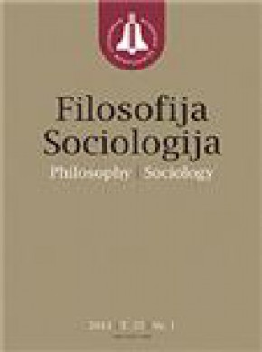 Filosofija-sociologija杂志