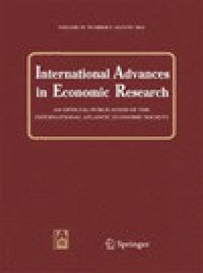 International Advances In Economic Research杂志