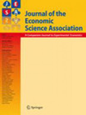 Journal Of The Economic Science Association-jesa杂志