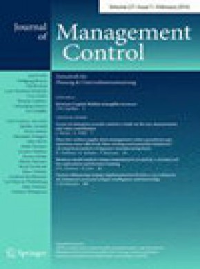 Journal Of Management Control杂志