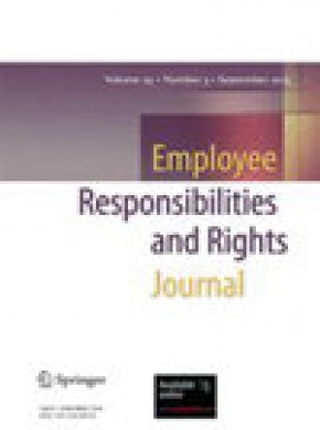 Employee Responsibilities And Rights Journal杂志