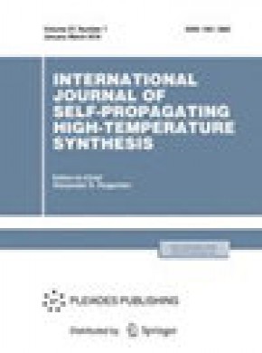 International Journal Of Self-propagating High-temperature Synthesis杂志