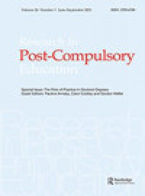 Research In Post-compulsory Education杂志