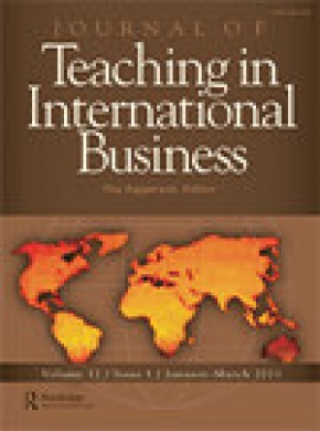 Journal Of Teaching In International Business杂志