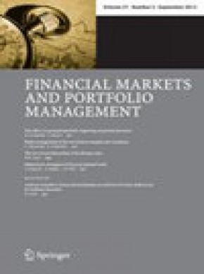 Financial Markets And Portfolio Management杂志