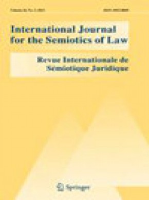 International Journal For The Semiotics Of Law-revue Internationale De Semiotiqu杂志