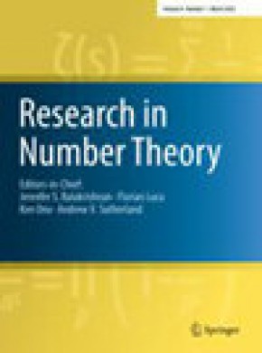 Research In Number Theory杂志