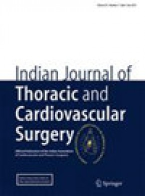 Indian Journal Of Thoracic And Cardiovascular Surgery杂志