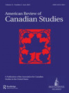 American Review Of Canadian Studies杂志