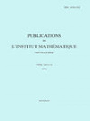 Publications De L Institut Mathematique-beograd杂志