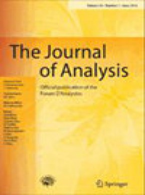 Journal Of Analysis杂志