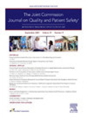 Joint Commission Journal On Quality And Patient Safety杂志