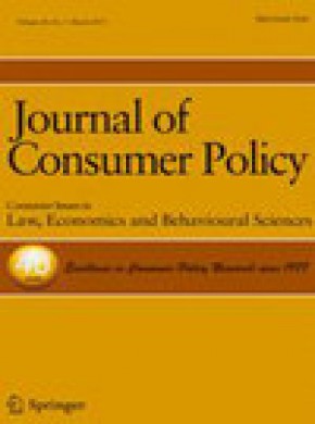 Journal Of Consumer Policy杂志