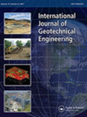 International Journal Of Geotechnical Engineering杂志