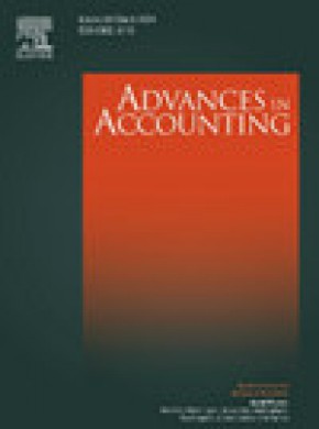 Advances In Accounting杂志