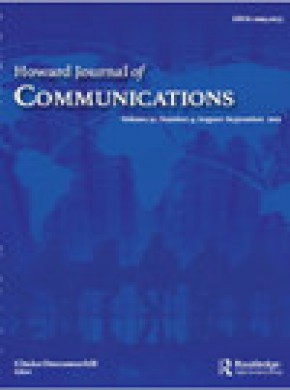 Howard Journal Of Communications杂志