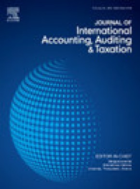 Journal Of International Accounting Auditing And Taxation杂志