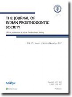 Journal Of Indian Prosthodontic Society杂志