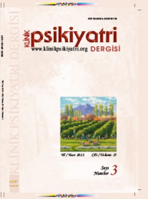 Klinik Psikiyatri Dergisi-turkish Journal Of Clinical Psychiatry杂志