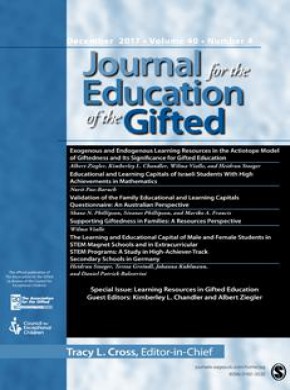 Journal For The Education Of The Gifted杂志