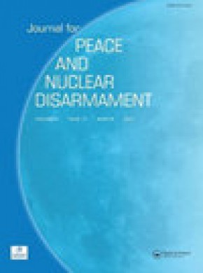 Journal For Peace And Nuclear Disarmament杂志