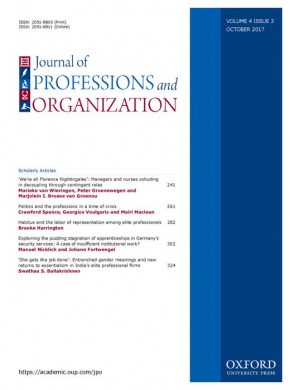 Journal Of Professions And Organization杂志