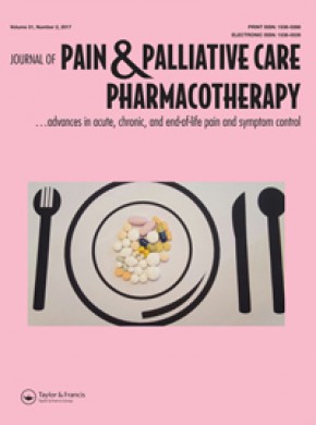 Journal Of Pain & Palliative Care Pharmacotherapy杂志