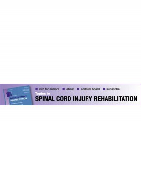 Topics In Spinal Cord Injury Rehabilitation杂志