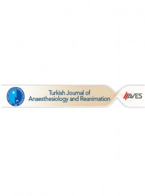 Turkish Journal Of Anaesthesiology And Reanimation