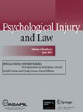 Psychological Injury & Law杂志