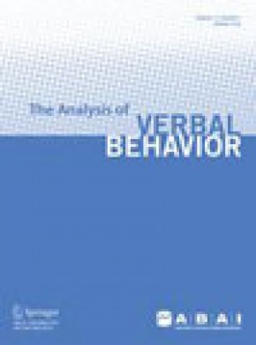 Analysis Of Verbal Behavior杂志