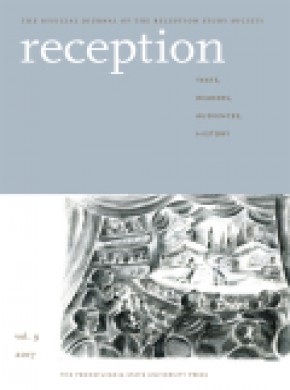 Reception-texts Readers Audiences History杂志