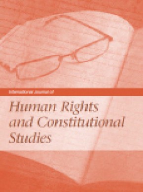 International Journal Of Human Rights And Constitutional Studies杂志