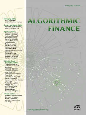 Algorithmic Finance杂志