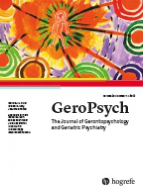 Geropsych-the Journal Of Gerontopsychology And Geriatric Psychiatry杂志