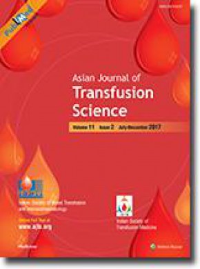 Asian Journal Of Transfusion Science杂志