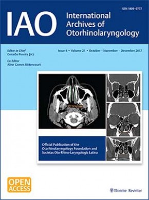 International Archives Of Otorhinolaryngology杂志