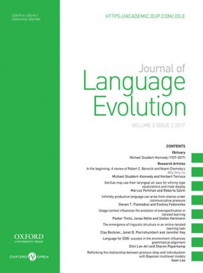 Journal Of Language Evolution杂志